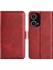 Xiaomi Için Redmi Note 12 Turbo/poco F5 5g Cüzdan Flip Telefon Kapağı Buzağı Dokusu Pu Deri Standı Folio Case-Red (Yurt Dışından) 1