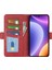 Xiaomi Için Redmi Note 12 Turbo/poco F5 5g Cüzdan Flip Telefon Kapağı Buzağı Dokusu Pu Deri Standı Folio Case-Red (Yurt Dışından) 2