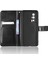 Xiaomi Için Deri Telefon Kılıfı Poco F5 Pro 5g/redmi K60 Pro 5G/K60 5G/K60 Şampiyon Edition Çılgın At Doku Doku Stand Cüzdan Cep Telefonu Kapak Strap-Black (Yurt Dışından) 5