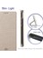 Xiaomi 13 Lite/civi 2 5g Pu Deri Stand Kartı Yuvaları Telefon Kılıf Mobil Telefon Kapak-Khaki (Yurt Dışından) 5