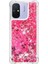 Xiaomi Redmi Için 12C 4G/11A 4g Işıltı Akan Sıvı Kasa Tpu Şok Geçirmez Telefon Kapak-Pembe/kalpler (Yurt Dışından) 2