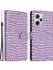 Xiaomi Redmi Için Note 12 Pro 5g/poco X5 Pro 5g/redmi Note 12 Pro Hız 5g Anti-Drop Telefon Kılıfı Timsah Doku Pu Deri Cüzdan Kapağı Strap-Purple ile (Yurt Dışından) 1