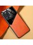 Xiaomi 13 Lite/civi 2 5g Anti-Fall Kapak Pu Deri Kaplamalı Tpu+Pc Telefon Kılıfı Metal Metal Sac-Orange (Yurt Dışından) 2