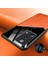 Xiaomi 13 Lite/civi 2 5g Anti-Fall Kapak Pu Deri Kaplamalı Tpu+Pc Telefon Kılıfı Metal Metal Sac-Orange (Yurt Dışından) 3