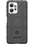 Xiaomi Için Redmi Note 12 4g Yumuşak Tpu Kılıfı Kare Izgara Doku Anti-Drop Arka Kapak Black (Yurt Dışından) 2