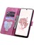 Xiaomi Için Redmi Note 12S 4g Sevimli Pu Deri Deri Telefon Kılıfı Şok Geçirmez Stand Cüzdan Kapağı Strap-Rose (Yurt Dışından) 2