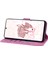 Xiaomi Için Redmi Note 12S 4g Sevimli Pu Deri Deri Telefon Kılıfı Şok Geçirmez Stand Cüzdan Kapağı Strap-Rose (Yurt Dışından) 4