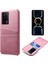 Xiaomi Için Poco F5 Pro 5g/redmi K60 Pro 5G/K60 5g Pu Deri+Sert Pc Telefon Kılıfı Çift Kart Tutucu Ultra Ince Koruyucu Kabuk Kapak Çizgi Altın (Yurt Dışından) 1
