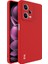 Xiaomi Redmi Için Telefon Kılıfı Note 12 Pro 5g, Düz Kenar Anti-Drop Cep Telefonu Tpu Kapak-Kırmızı (Yurt Dışından) 1