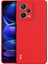 Xiaomi Redmi Için Telefon Kılıfı Note 12 Pro 5g, Düz Kenar Anti-Drop Cep Telefonu Tpu Kapak-Kırmızı (Yurt Dışından) 2