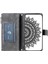 Xiaomi Redmi Için Note 12 5g (Çin)/(Global)/(Hindistan)/poco X5 5g Mandala Çiçek Teleges Telefon Cüzdan Kılıfı Pu Deri Stand Kapak-Grey (Yurt Dışından) 4
