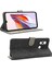 Xiaomi Redmi Için 12C 4G/11A 4g/poco C55 4g Rfıd Engelleme Pu Deri Telefon Kılıfı Manyetik Cüzdan Stand Telefon Kapak Black (Yurt Dışından) 5