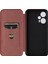 Xiaomi Için Redmi Note 12 Turbo/poco F5 5g Karbon Fiber Doku Deri Deri Kılıf Flip Stand Cep Telefonu Kapak Kahverengi (Yurt Dışından) 5