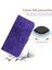 Xiaomi Için HT04 13 Ultra Anti-Dut Antiglower Desen Desen Cüzdan Kapağı Pu Deri Stand Telefon Kılıfı El Strap-Dark Mor ile (Yurt Dışından) 5
