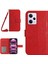 Xiaomi Redmi Için Note 12 Pro 5g/note 12 Pro Speed ​​5g/poco X5 Pro 5g HT04 Ayçiçeği Baskılı Flip Shell, Pu Deri Cüzdan Kılıfı Stand Stand Omuz Askılı Red ile Cilt Touch Telefon Kapağı (Yurt Dışından) 1