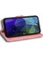Xiaomi Için Redmi Note 12 5g (Global)/(Hindistan)/(Çin)/poco X5 5g Pu Deri Telefon Kılıfı Düz ​​renk Stand Cüzdan Kapak Pembe (Yurt Dışından) 3