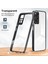Xiaomi Redmi Için Note 12 Pro 4g Telefon Kılıfı Tpu Arka Plaka+Pc Çerçevesi+Pc Kamera Yüzüğü Clear Cover-Black (Yurt Dışından) 5