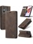 Xiaomi Redmi Için 12C 4G/11A 4g Stand Telefon Kapağı Pu Deri Deri Cüzdan Damla Geçirmez Case-Coffee (Yurt Dışından) 1