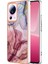 Xiaomi 13 Lite/civi 2 5g Telefon Tpu Kasası Imd Mermer Desen 2.0mm Elektrapkülleme Kapak-Rose Altın (Yurt Dışından) 1