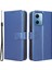 Xiaomi Redmi Için Cep Telefonu Kapağı Not 12 5g (Global)/(Hindistan)/(Çin)/poco X5 5g Cüzdan Görüntüleme Standı Manyetik Kapatma Elmas Doku Pu Deri Cep Telefonu Kılıf Mavisi (Yurt Dışından) 1
