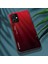 Xiaomi Redmi Için Note 12 5g (Hindistan) / Poco X5 5g Gradyan Renk Anti-Damla Telefon Kasası Temperlenmiş Cam Sert Pc Yumuşak Tpu Çizik Dirençli Arka Kapak-Kırmızı / Siyah (Yurt Dışından) 5