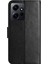 Xiaomi Için Redmi Note 12 4g Deri Telefon Kılıfı Baskılı Kelebek Çiçek Manyetik Tutucu Flip Stand Cüzdan Kapak Black (Yurt Dışından) 5