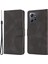 Xiaomi Redmi Için Not 12 4g Pu Deri Folyo Flip Kapak Manyetik Kapatma Cüzdan Stand Telefon Kılıfı Black (Yurt Dışından) 1
