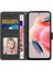 Xiaomi Redmi Için Not 12 4g Pu Deri Folyo Flip Kapak Manyetik Kapatma Cüzdan Stand Telefon Kılıfı Black (Yurt Dışından) 3