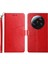 Xiaomi Için HT01 13 Ultra Cep Telefonu Kapağı Y Şeklinde Hat Baskı Stand Cüzdan Pu Deri+Tpu Kapak-Kırmızı (Yurt Dışından) 1