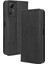 Xiaomi Redmi Için Manyetik Kapanış Deri Kılıfı Not 12S 4g, Stand Cüzdan Retro Telefon Kapak Black (Yurt Dışından) 5