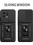 Xiaomi 13 Lite/civi 2 5g Kickstand Pc+Tpu Telefon Kılıfı Slayt Kamera Lens Koruma Telefon Kapak-Mavisi (Yurt Dışından) 2
