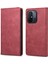 Df-05 Pu Deri+Tpu Xiaomi Redmi 12C 4g Için Stand Kılıfı, Cüzdan Pu Deri Rfıd Engelleme Telefon Kırmızısı (Yurt Dışından) 1
