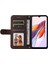 Xiaomi Için Redmi 12C 4g/redmi 11A 4g Baskılı Çizgiler Stand Kılıf Cüzdan Cilt Düzenli Deri Cep Telefonu Kapak Kahverengi (Yurt Dışından) 3