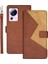 Xiaomi 13 Lite/civi 2 5g Stand Telefon Kılıfı Renk Ekleme Kartı Tutucu Deri Telefon Kapağı Strap-Brown (Yurt Dışından) 1