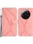 Xiaomi Için HT05 13 Ultra Baskılı Çizgi Cilt Touch Telefon Kılıfı Stand Pu Deri Kapak Pembe (Yurt Dışından) 1