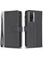 Xiaomi Için BF19 Poco F5 Pro 5g/redmi K60 Pro 5G/K60 5g Fermuarlı Telefon Kılıfı Pu Deri Cüzdan Stand Telefon Kapak Black (Yurt Dışından) 1