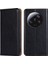 Xiaomi Için 13 Ultra Cüzdan Telefon Kılıfı Pu Deri Derek Renk Manyetik Kapanış Standı Akıllı Telefon Kapak Black (Yurt Dışından) 1