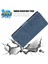 Xiaomi Redmi Için Telefon Kılıfı Not 12 5g (Global)/(Hindistan)/(Çin)/poco X5 5g Deri Stand Cüzdan Kapağı Strap-Mavi ile (Yurt Dışından) 2