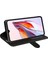 Xiaomi Redmi Için 12C 4g Anti-Fall Flip Telefon Kılıf Cüzdan Stand Çılgın At Doku Deri Koruyucu Kapak Black (Yurt Dışından) 3