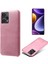 Xiaomi Redmi Için Note 12 Turbo/poco F5 5g Pu Deri Kaplamalı Pc Telefon Kılıf Buzağı Dokusu Anti-Drop Kapak-Rose Altın (Yurt Dışından) 2