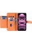 Xiaomi 13 Ultra Anti-Contision Pu Deri+Tpu Telefon Kapak Stand Cüzdan Kılıfı Zipper Cep-Orange (Yurt Dışından) 4
