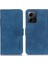 Xiaomi Için Khazneh Redmi Not 12 4g Stand Telefon Kılıfı Retro Doku Cüzdan Pu Deri Telefon Kapak-Mavi (Yurt Dışından) 1