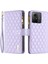 Xiaomi Için Redmi Note 12S 4g Fermuarı Cep Deri Cüzdan Telefon Flip Case Stand Kapak-Mor (Yurt Dışından) 1