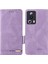 Xiaomi Için Pu Deri Telefon Kılıfı 13 Lite/civi 2 5g, Donanım Dekoru Çift Manyetik Toka Cüzdan Stand Telefon Kapak Morası (Yurt Dışından) 1