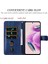 Xiaomi Için Redmi Note 12S 4g Buzağı Dokusu Telefon Kılıfı Stand Fermuarı Cep Cüzdanı Kapak Mavisi (Yurt Dışından) 5