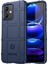 Xiaomi Redmi Için Note 12 5g (Global)/(Hindistan)/(Çin)/poco X5 5g Arka Kabuk, Koruyucu Telefon Kılıfı Engebeli Kare Izgara Dokusu Esnek Tpu Kapak-Mavi (Yurt Dışından) 1