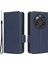Xiaomi Için 13 Ultra Anti-Drop Telefon Kılıfı Litchi Doku Standı Pu Deri Cüzdan Telefon Flip Cover-Dark Mavi (Yurt Dışından) 1