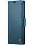 Xiaomi 13 Lite/civi 2 5g Anti-Çizelge Anti-Slatch Telefon Kılıfı Rfıd Engelleme Pu Deri Flip Cover-Blue (Yurt Dışından) 5