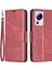 Xiaomi 13 Lite/civi 2 5g Stand Telefon Kılıfı Pu Deri Cüzdan Telefon Kapağı Strap-Red ile (Yurt Dışından) 1
