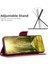 Xiaomi 13 Lite/civi 2 5g Stand Telefon Kılıfı Pu Deri Cüzdan Telefon Kapağı Strap-Red ile (Yurt Dışından) 2